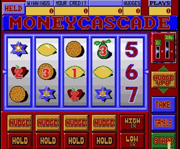 Money Cascade Professional Fruit Machine screen shot game playing